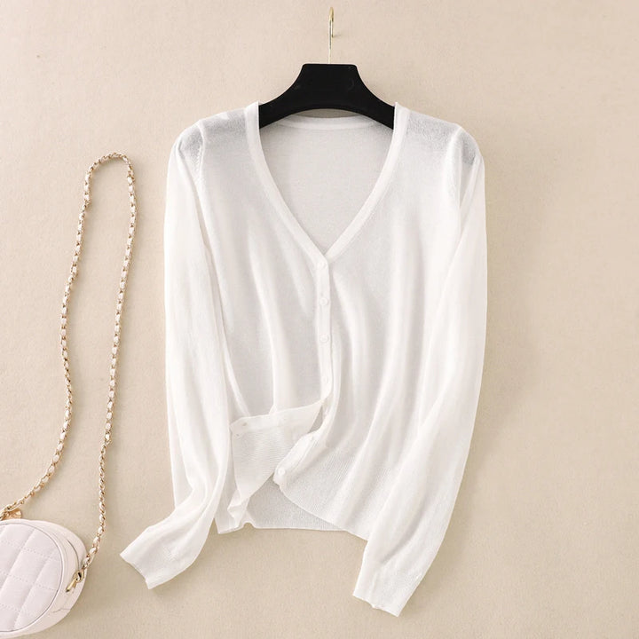 Lysandra Ice Silk Cardigan