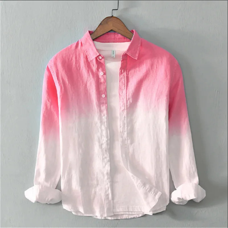Evan Ombre Button Front Shirt