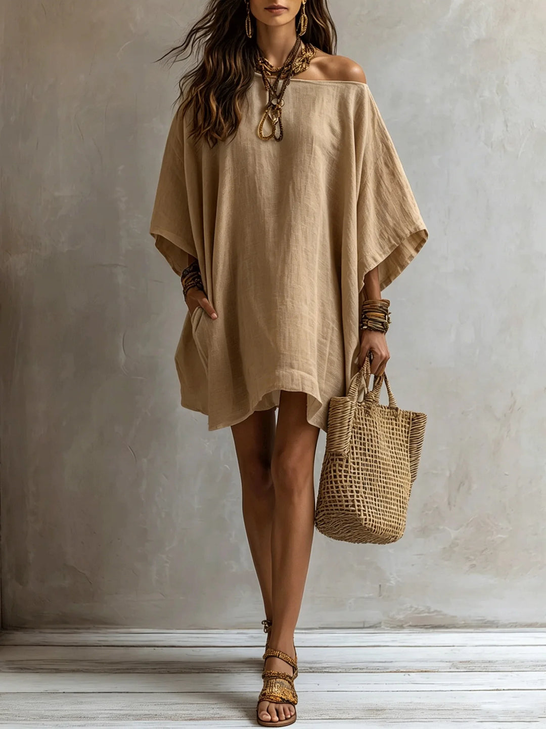 Reese Batwing Sleeve Mini Dress