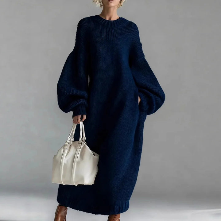 Edith Chunky Knit Sweater Dress