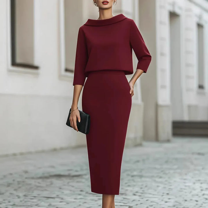 Marielle Layered Sheath Maxi Dress