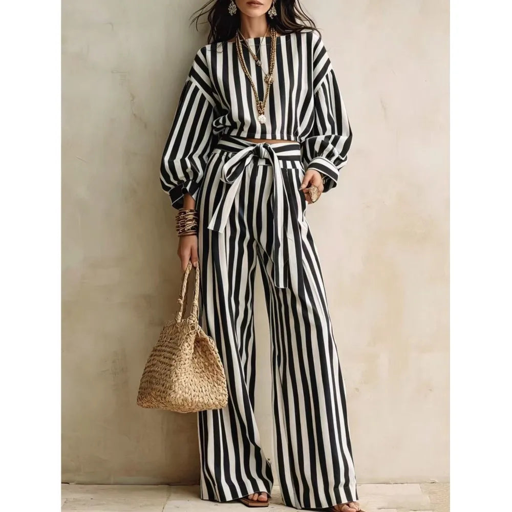 Rosalie Striped Matching Set