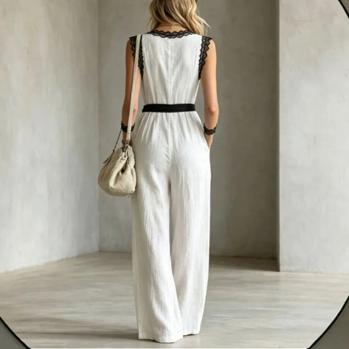 Molly Boho Belted Jumpsuit