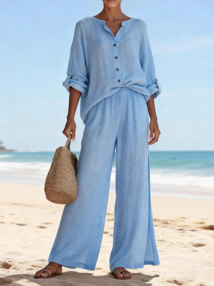 Quinn Casual Summer Trouser Set