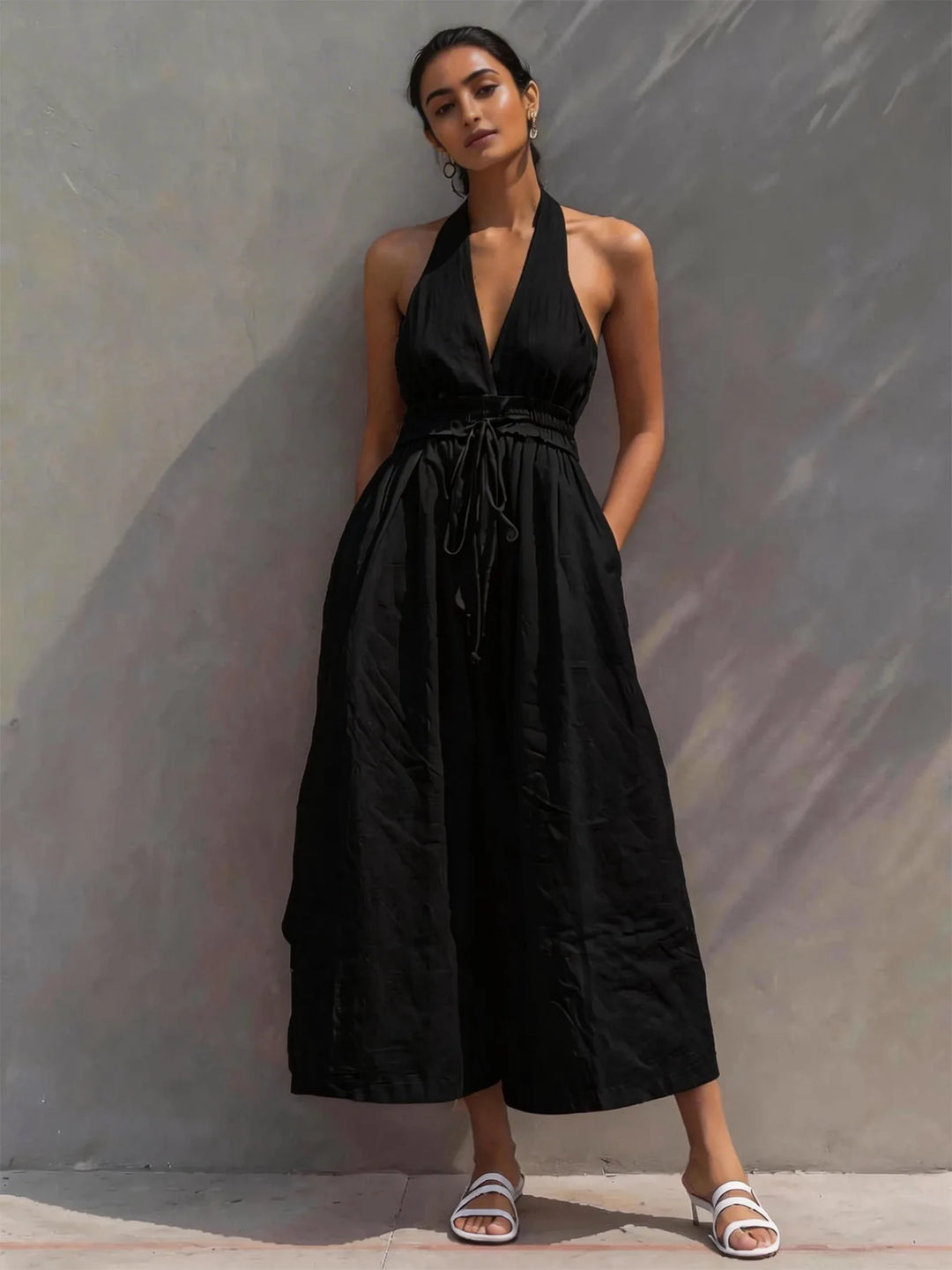 Jessica Halter Neck Jumpsuit