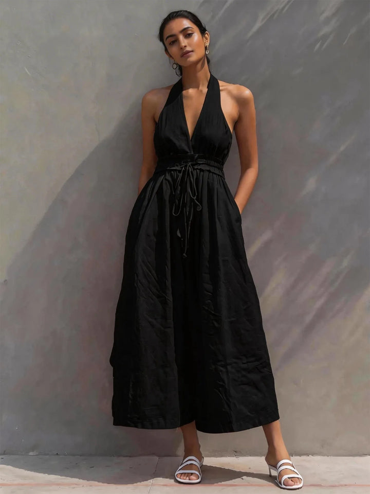 Jessica Halter Neck Jumpsuit