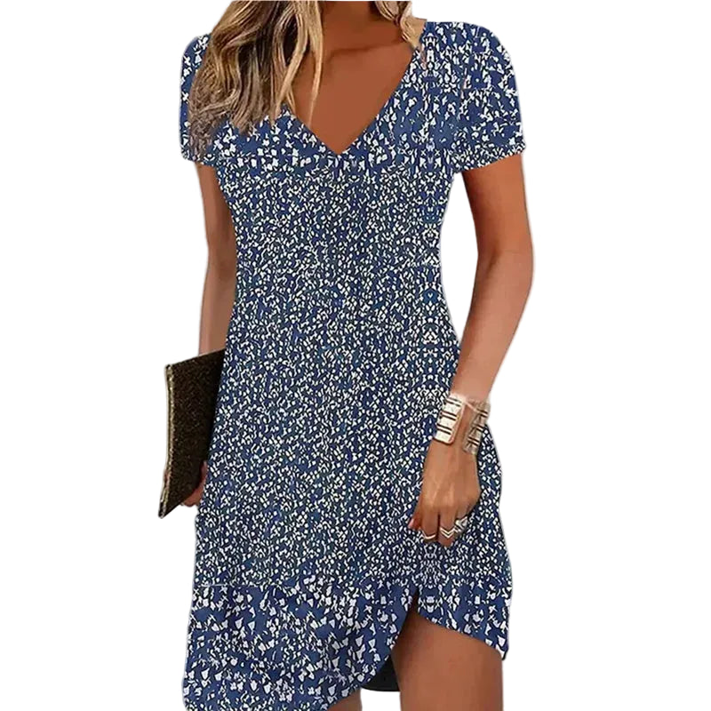 Lucienne Floral A Line Mini Dress