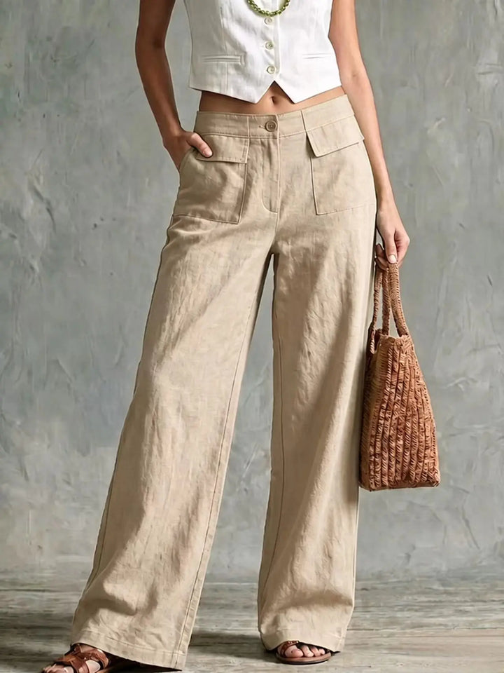 Maren High Waist Palazzo Trousers