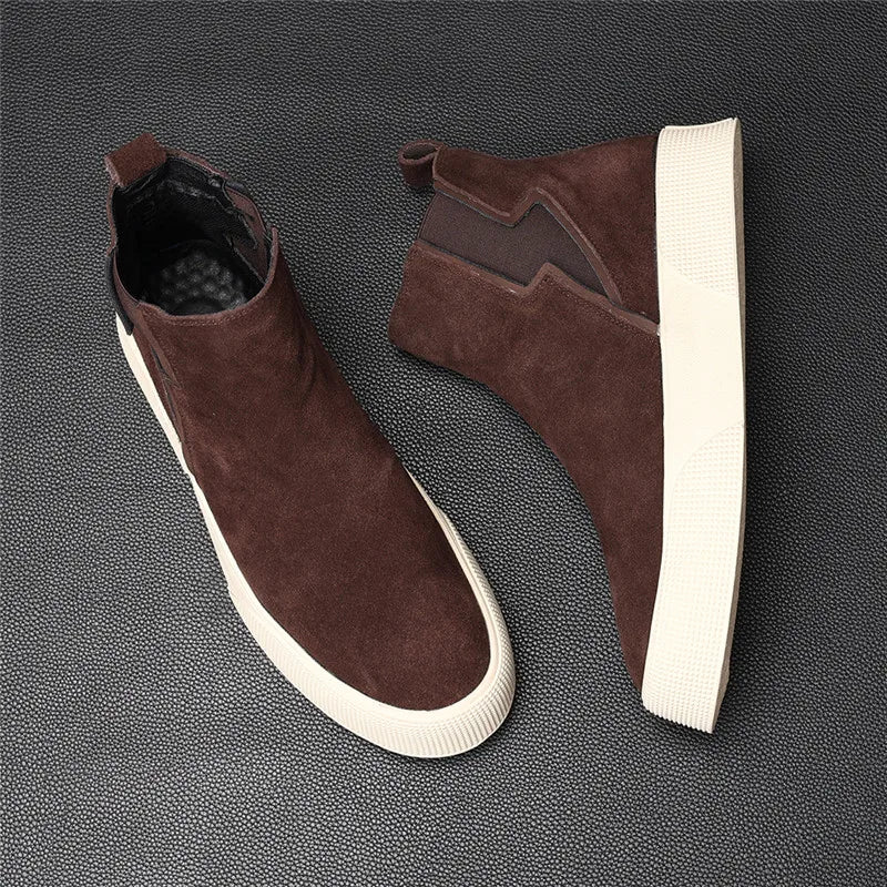 Weston Pull On Suede Sneakers
