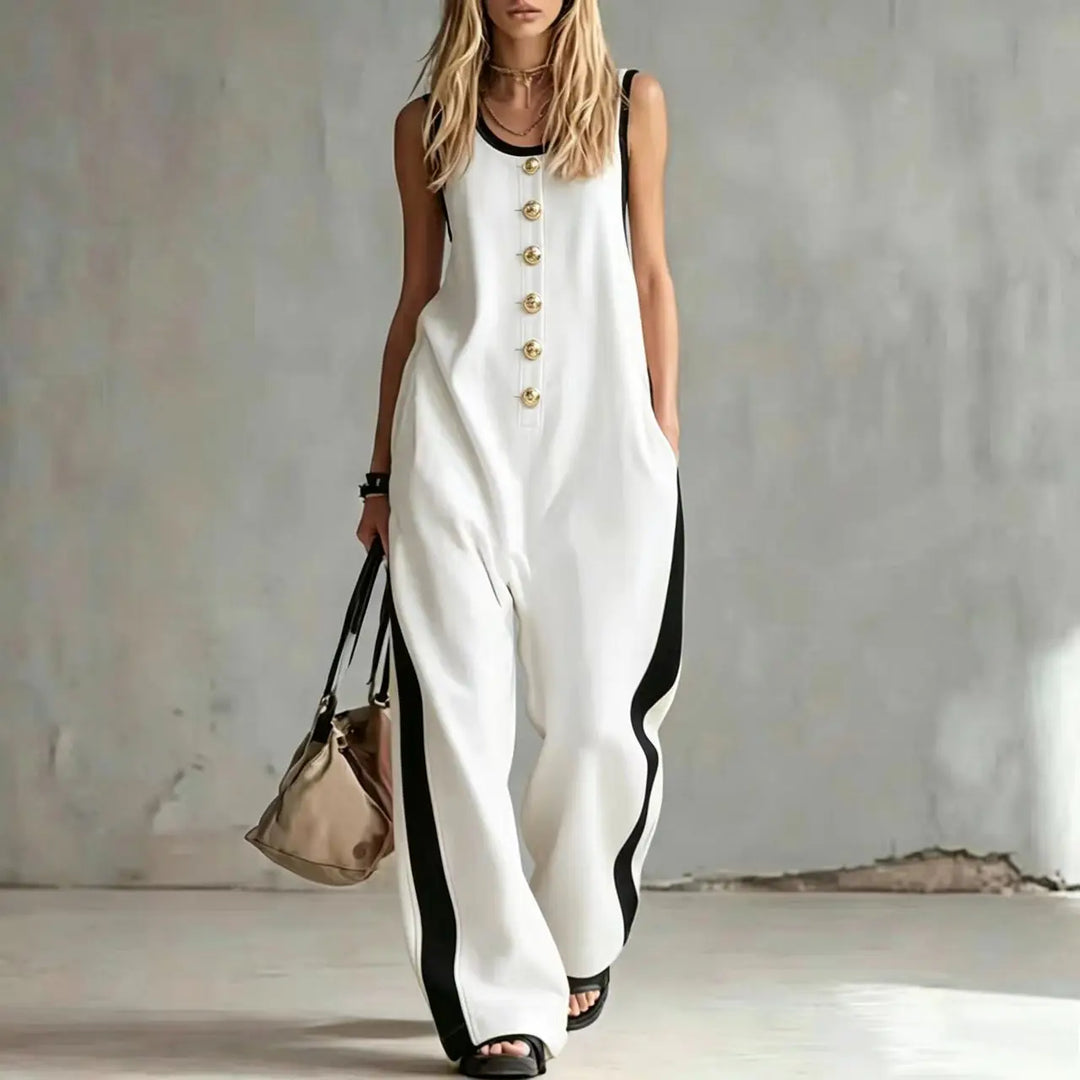 Elodie Sophisticated Wide Leg Jumpsuit