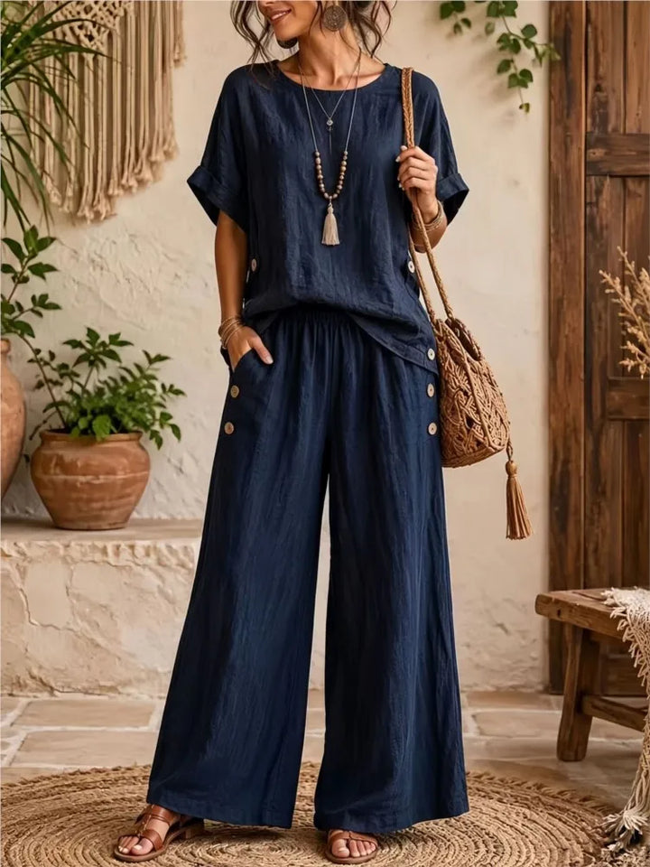 Kiana Casual Relaxed Trouser Set