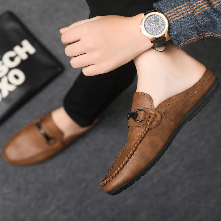 Keller Italian Leather Summer Mule
