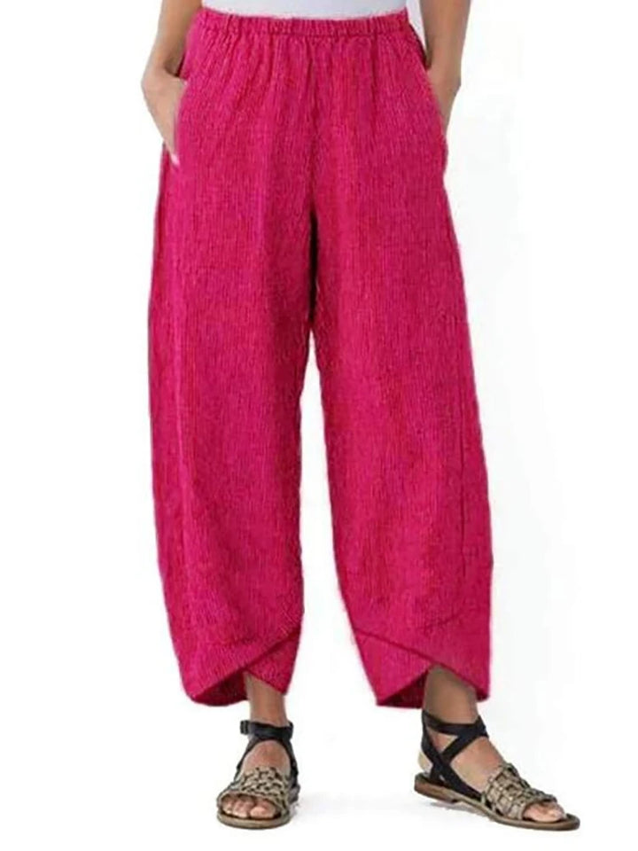 Giana Cotton Linen Harem Pants