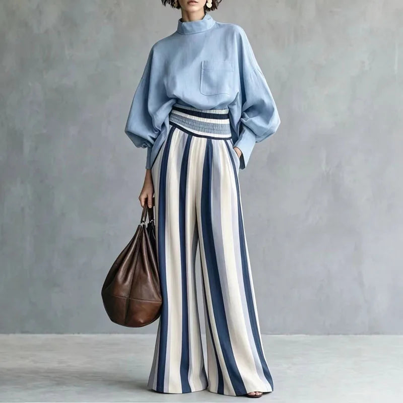 Lennox Relaxed Striped Pant Set