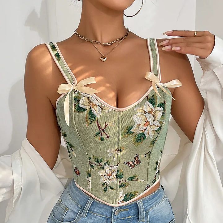 Marlowe Floral Corset Top