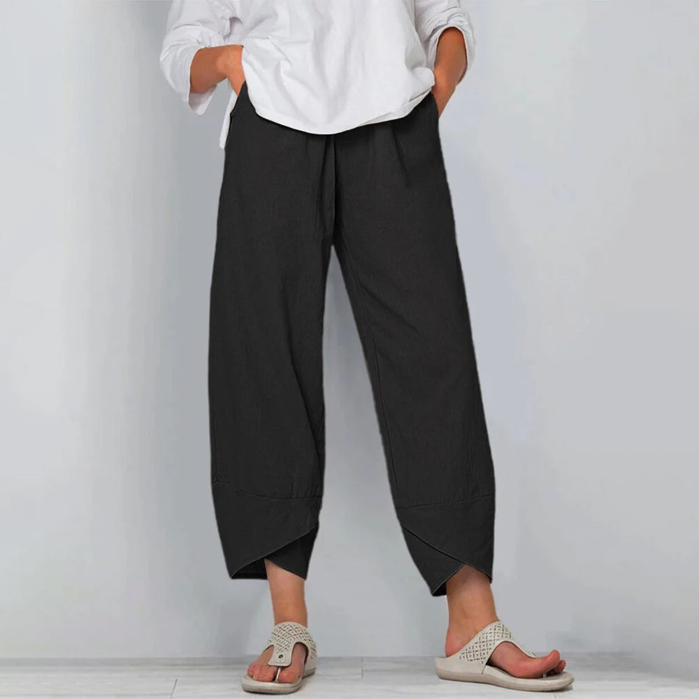 Georgina Barrel Leg Cropped Pants