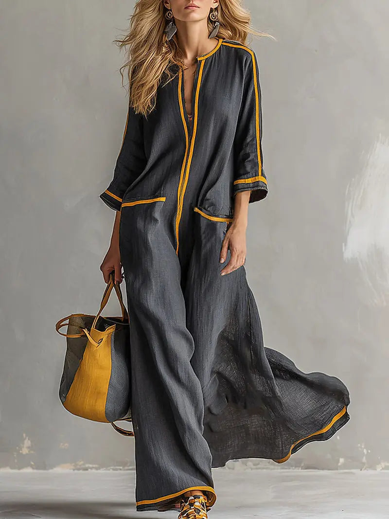 Aveline Casual Flowy Maxi Dress