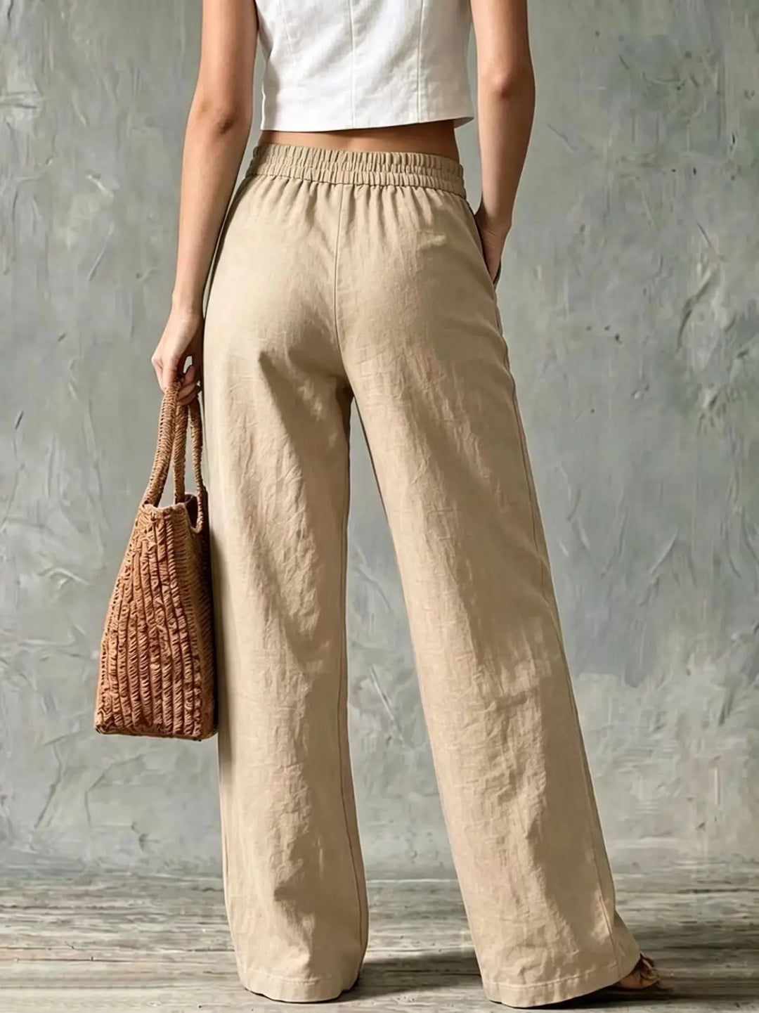 Maren High Waist Palazzo Trousers