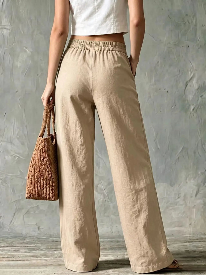 Maren High Waist Palazzo Trousers