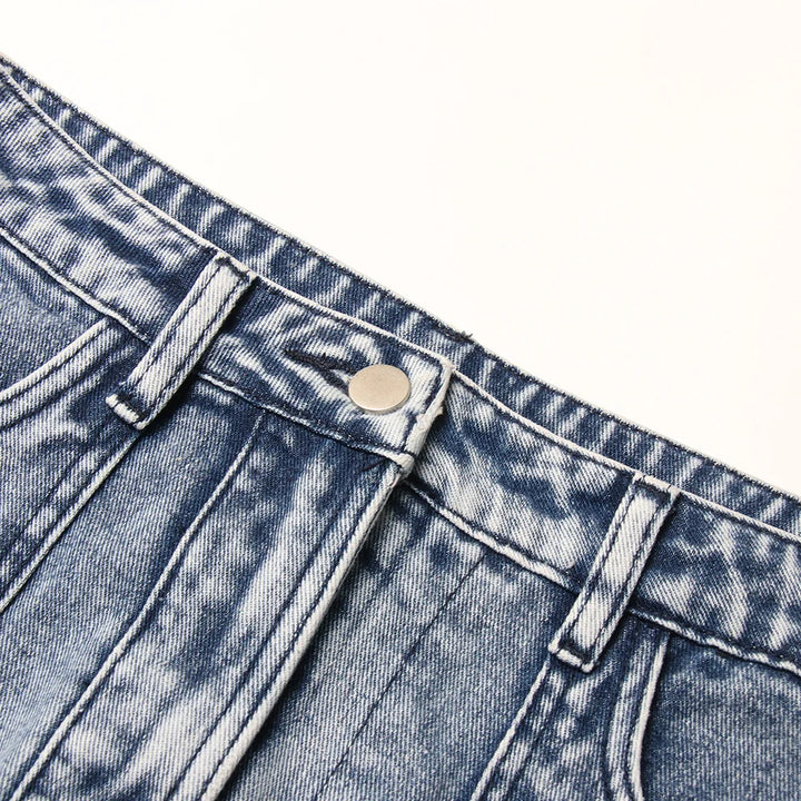 Sierra Cargo Pocket Denim Skirt
