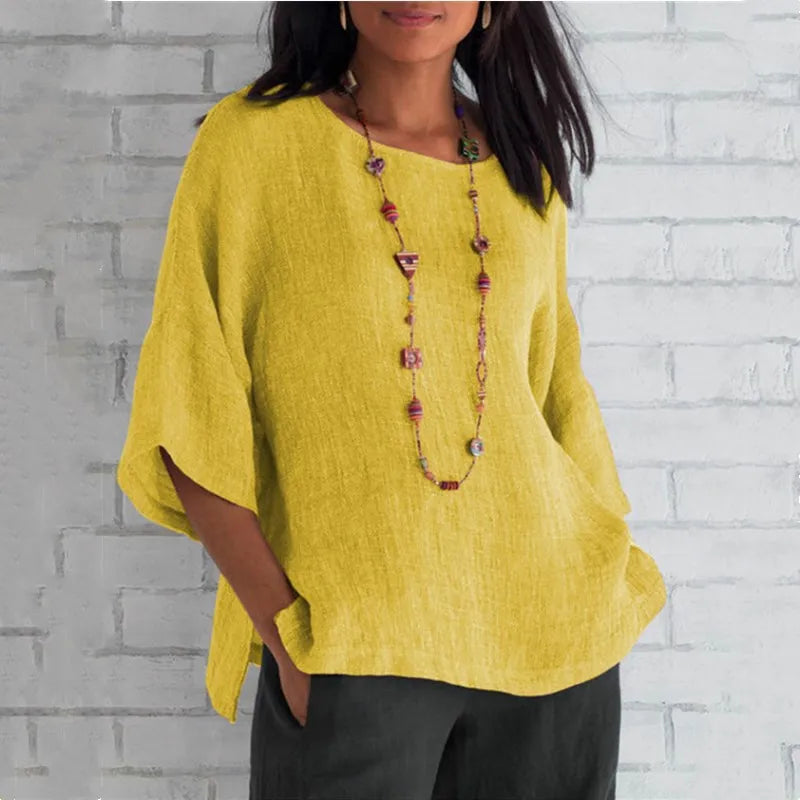 Maren Relaxed Cotton Blouse