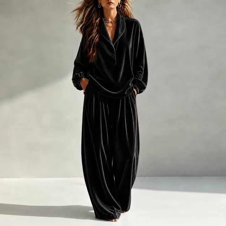 Rosalie Velvet Wide Leg Set