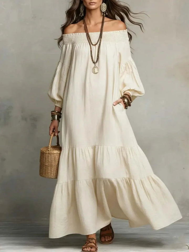 Willa Off Shoulder Maxi Dress