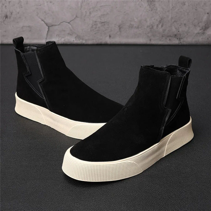 Weston Pull On Suede Sneakers
