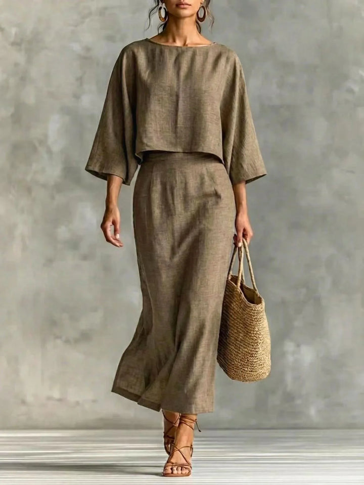 Brynlee Relaxed Skirt Set