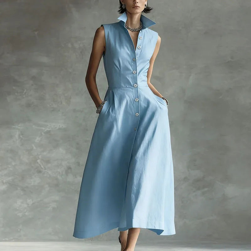 Tara Sophisticated Shirt Maxi Dress