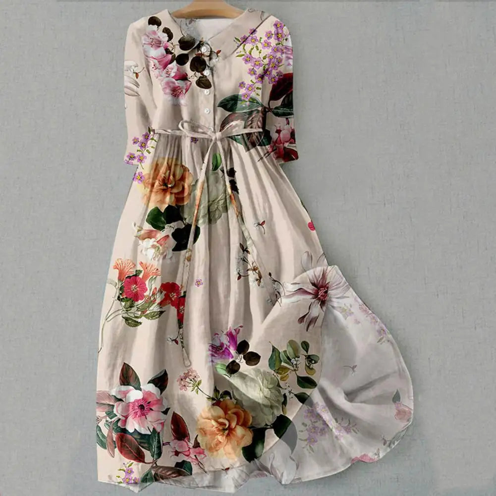Haley Floral Midi Dress