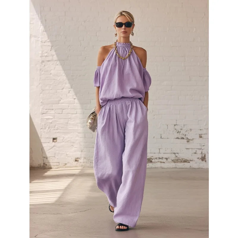 Fely Sleeveless Two Piece Set