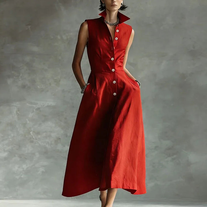 Tara Sophisticated Shirt Maxi Dress