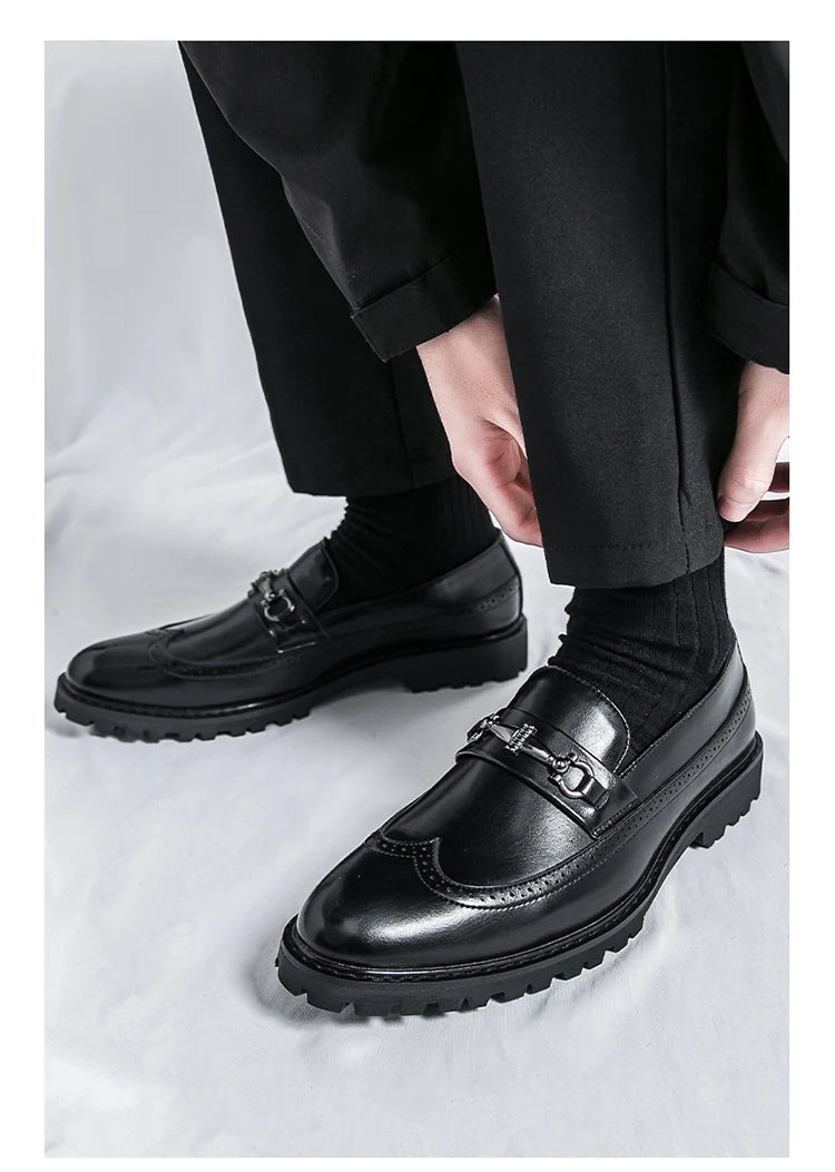 Philip Metal Accent Loafers