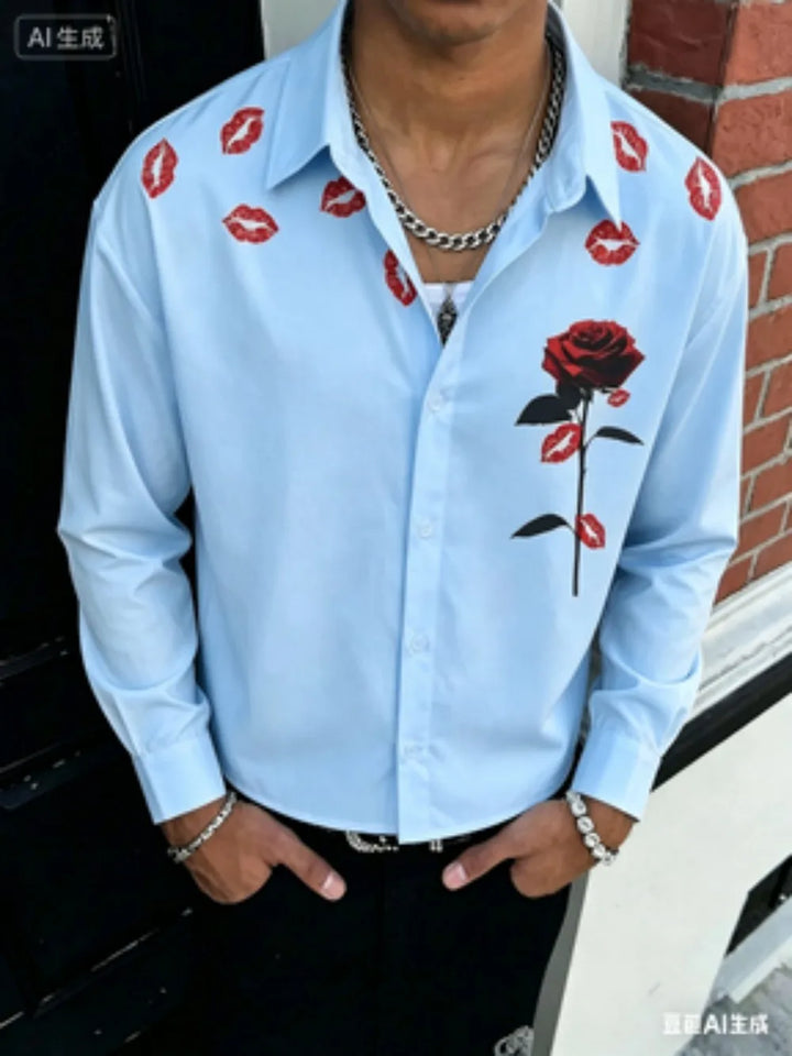 Hudson Graphic Button Front Shirt