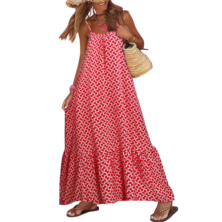 Delaney Mosaic Print Maxi Dress