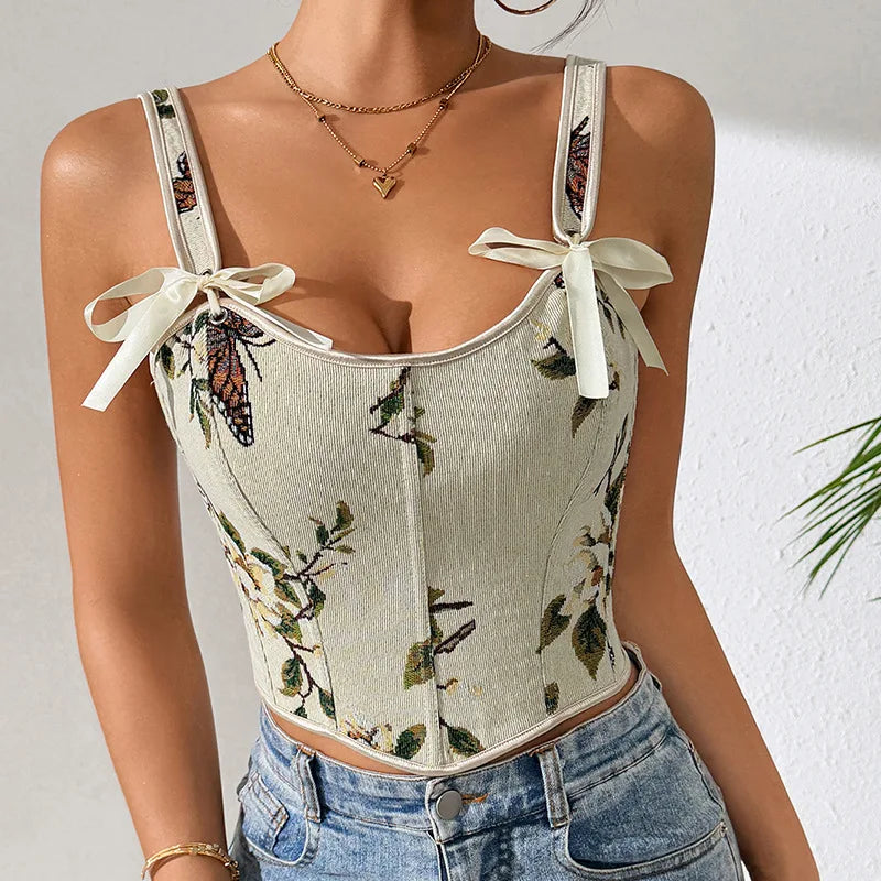 Marlowe Floral Corset Top