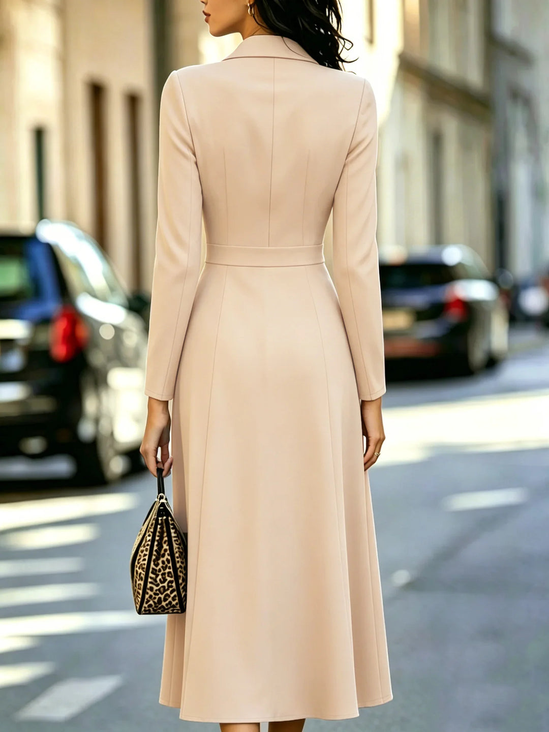 Noelle Tailored Blazer Midi Dress