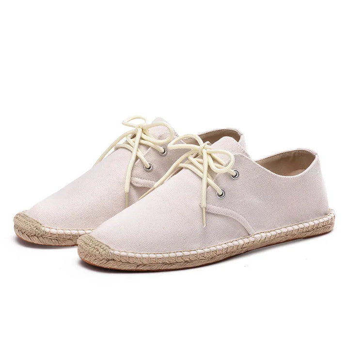 Declan Canvas Lace Up Espadrilles
