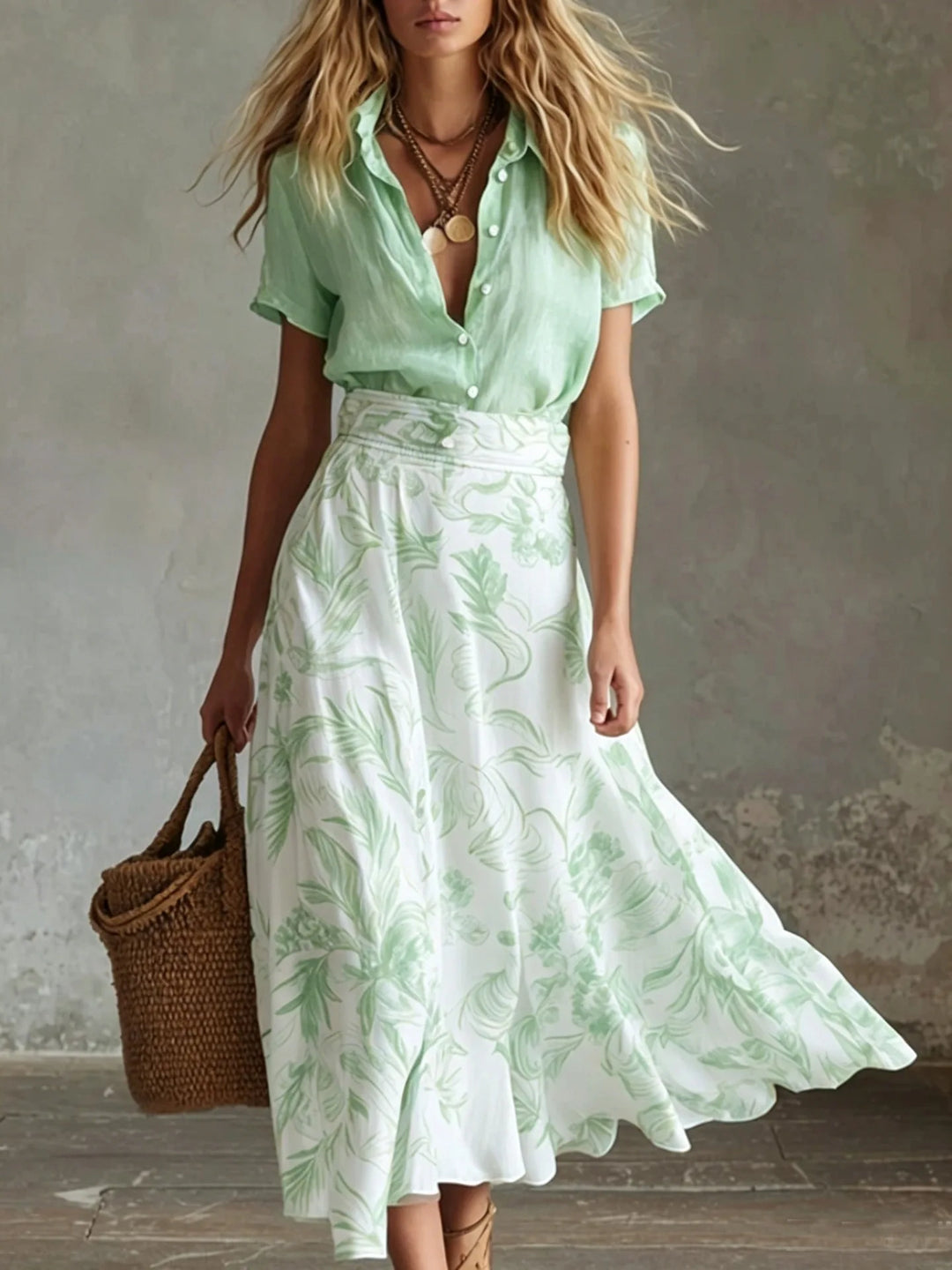 Madelyn Summer Linen Matching Set