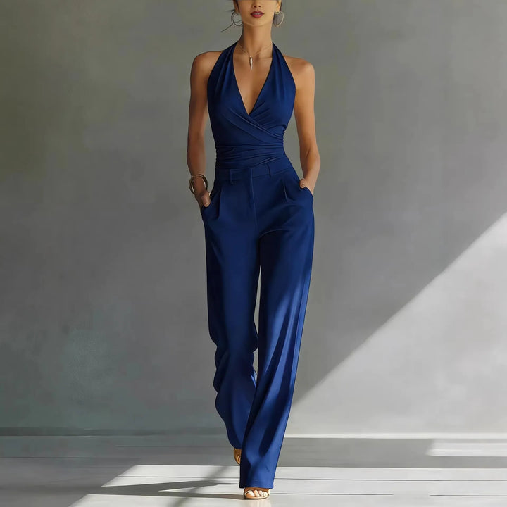 Keira Tailored Linen Jumpsuit