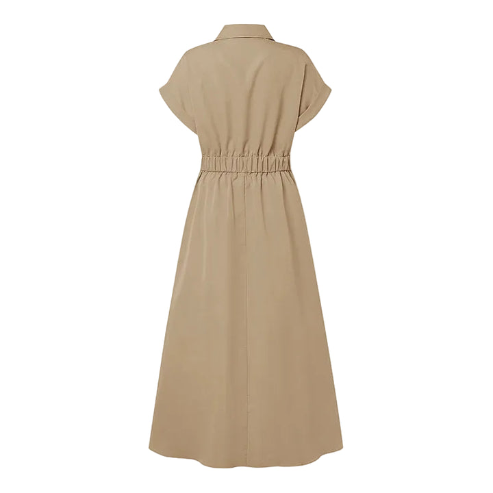Delilah Relaxed Short Sleeve Midi Dress