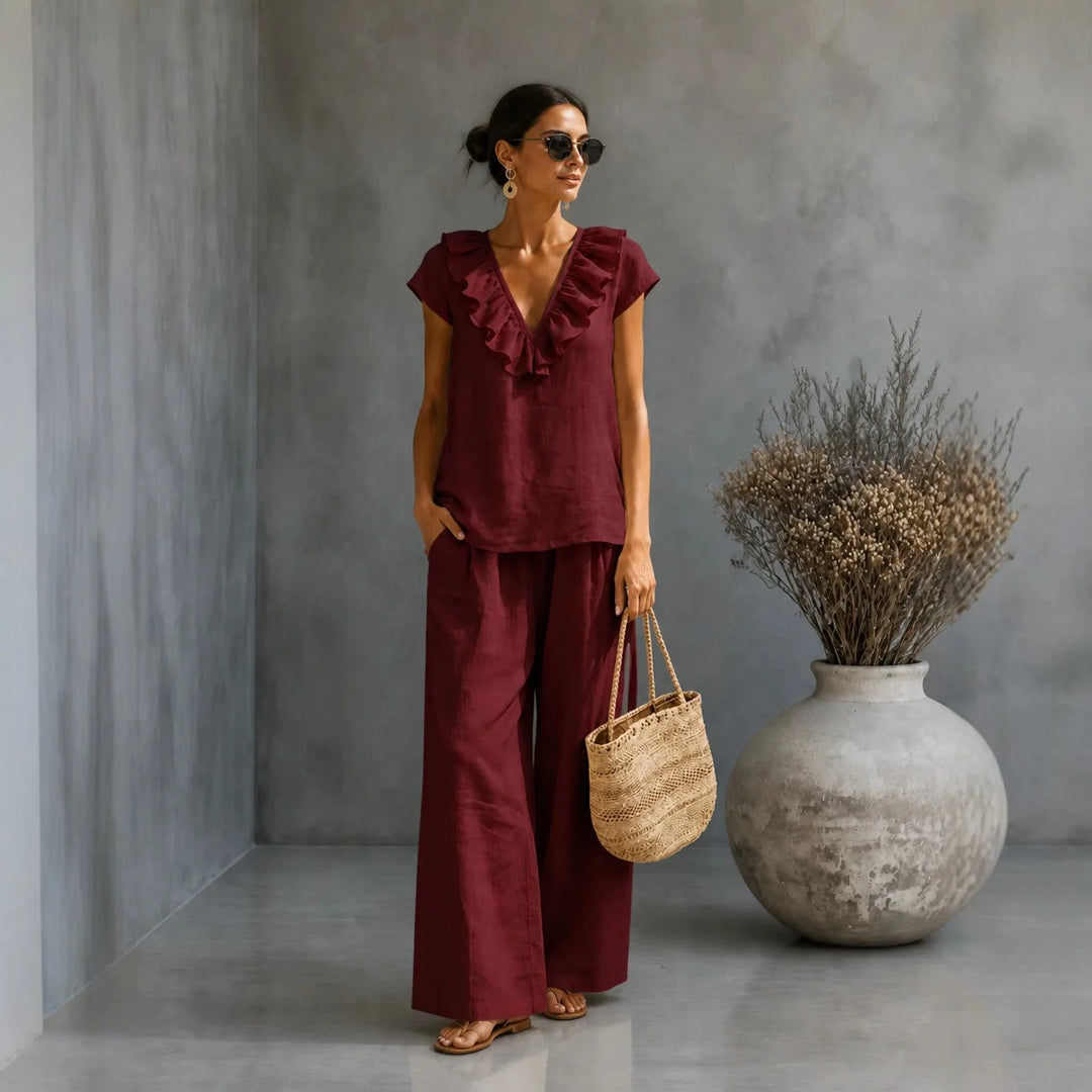 Erich Casual Summer Trouser Set