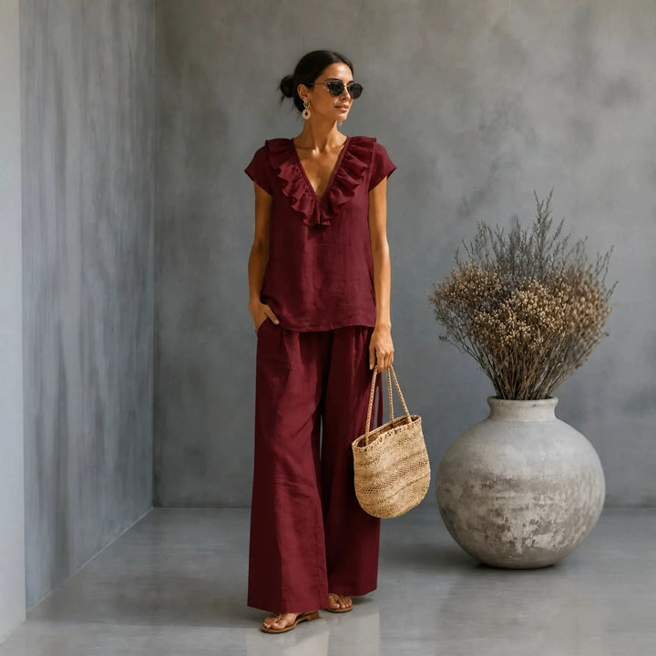 Erich Casual Summer Trouser Set