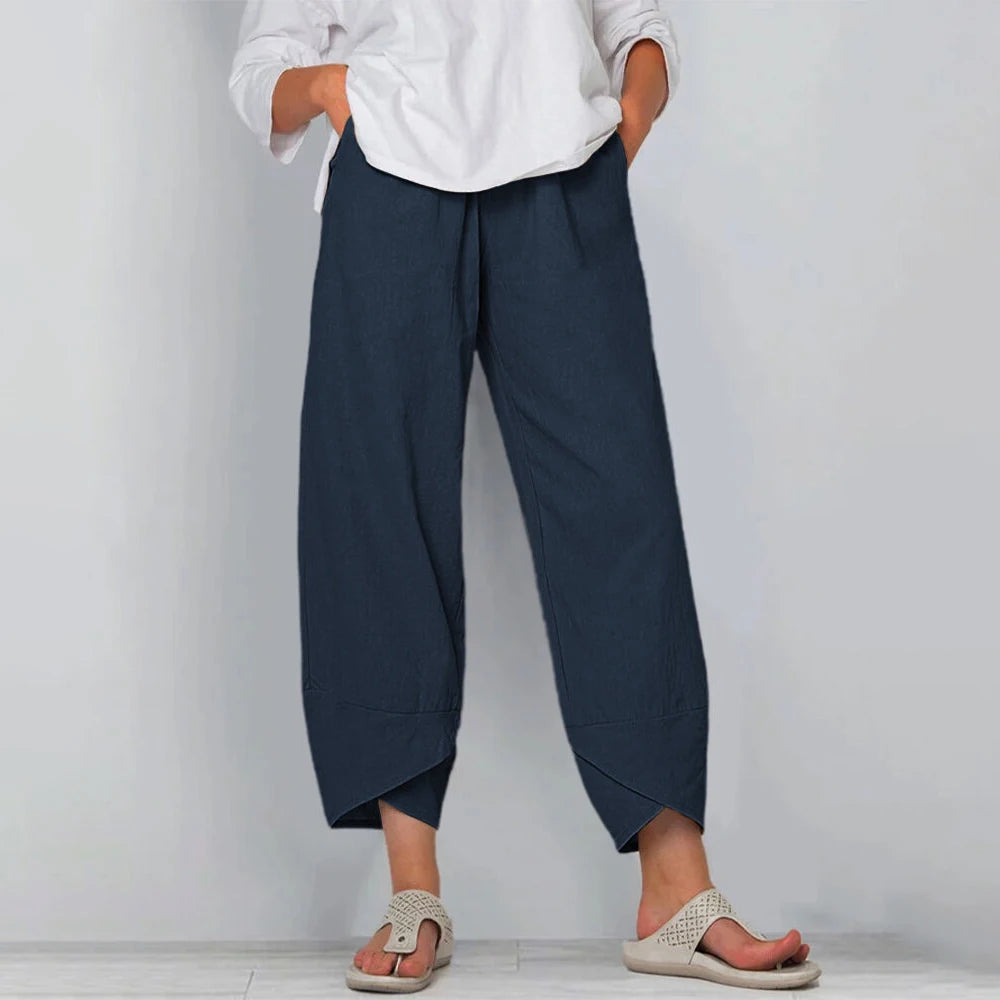 Georgina Barrel Leg Cropped Pants
