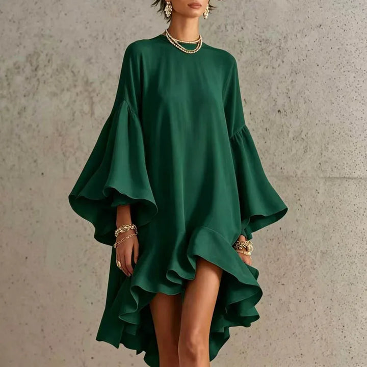 Ella Ruffle Hem Mini Dress