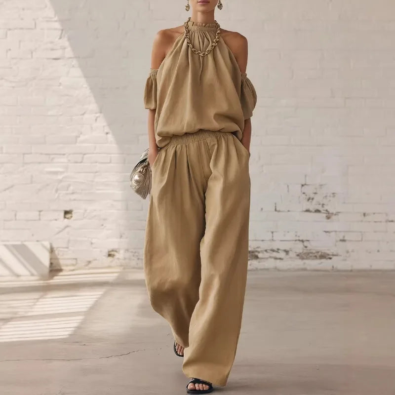 Fely Sleeveless Two Piece Set