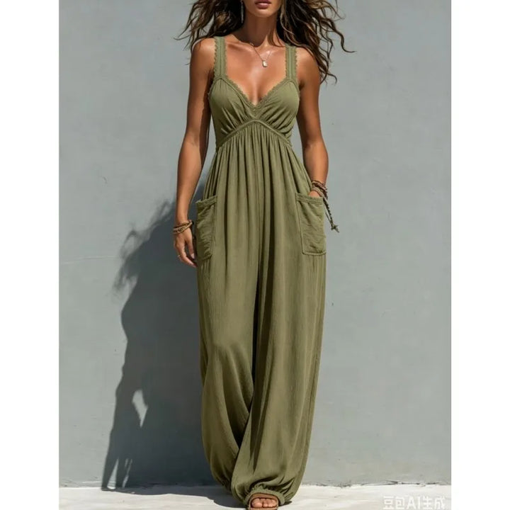 Maribel Relaxed Wide Leg Jumpsuit