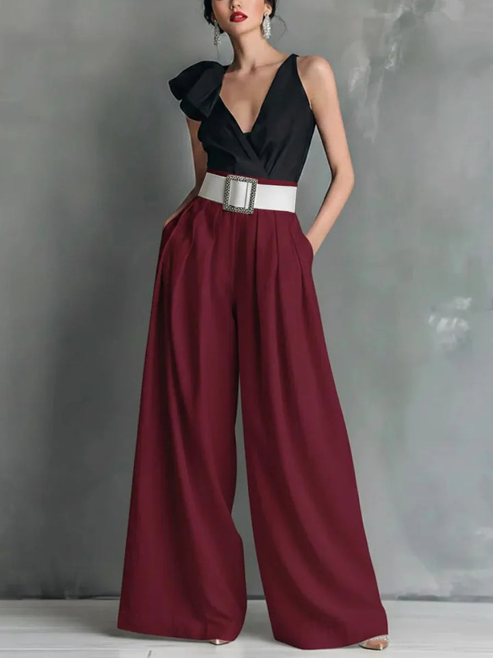 Lacey High Waist Wide Leg Trousers