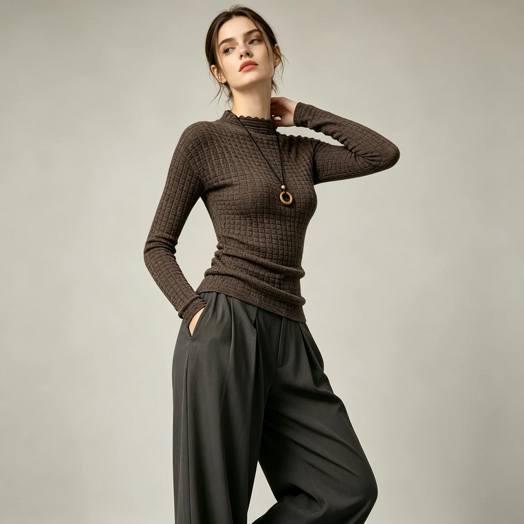Vivienne Waffle Knit Top
